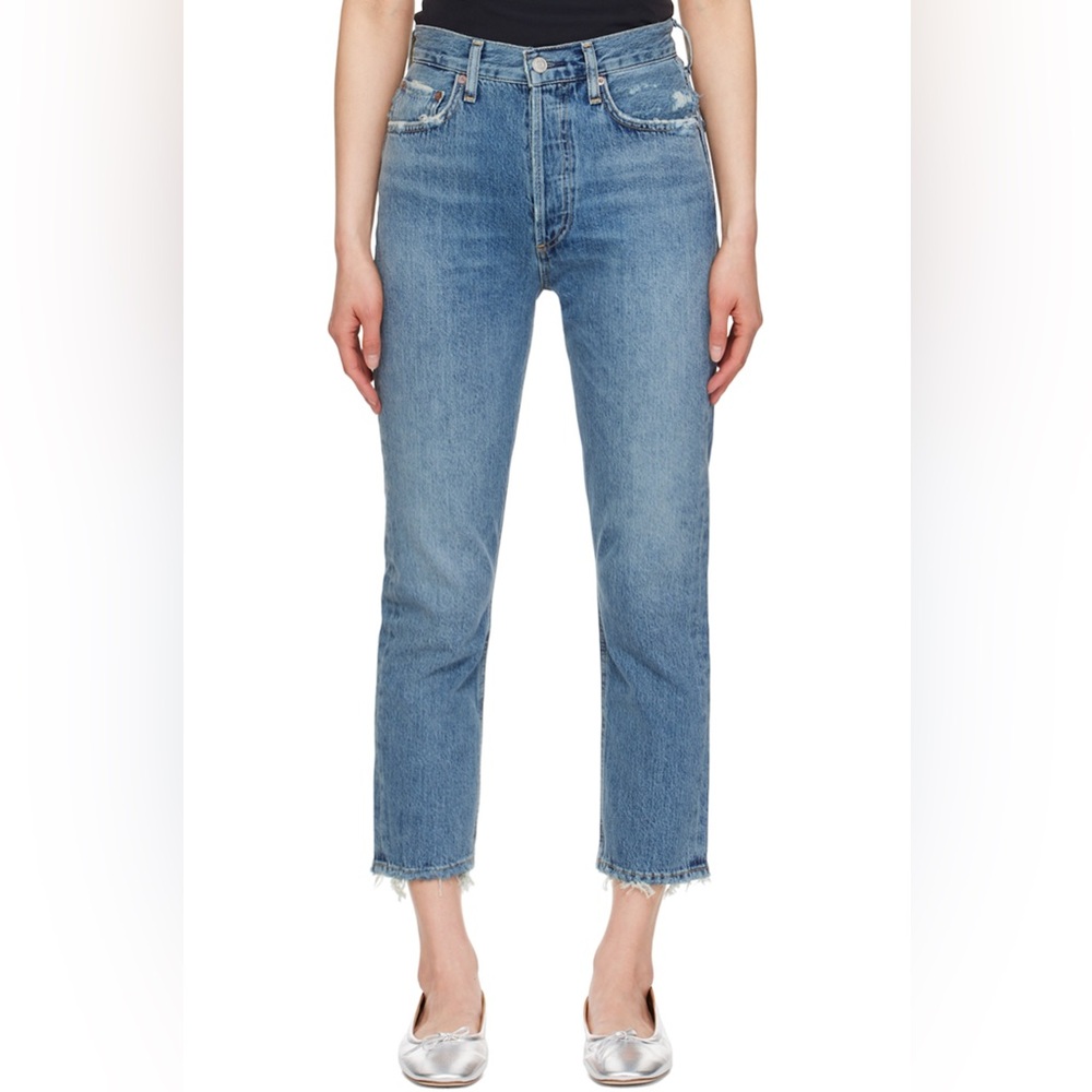 Agolde Riley Blue Jean Cropped